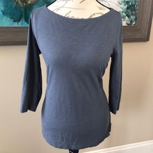 Loft Medium dark gray tee